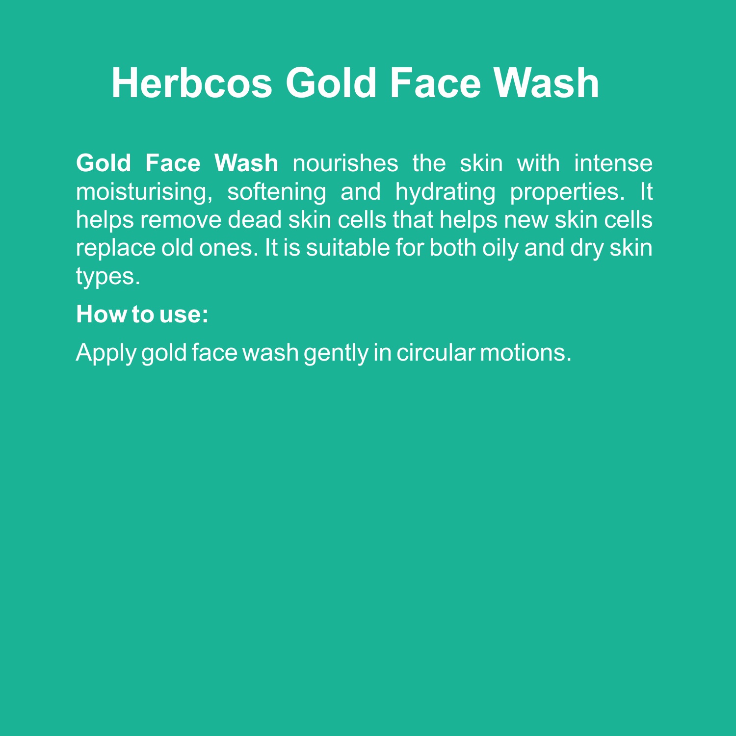 Gold Face Wash 